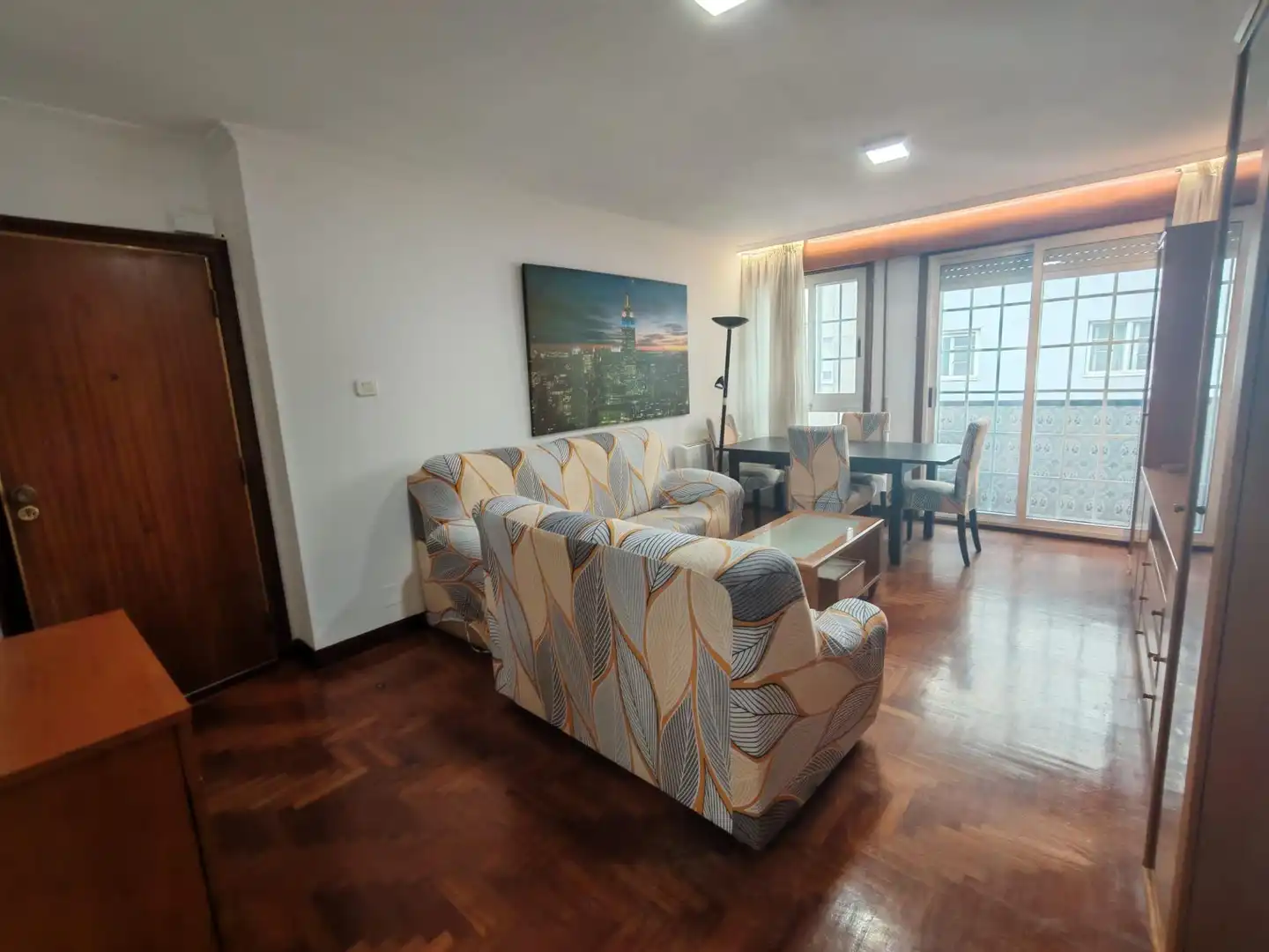 Sala de estar de Piso en venta en Vigo  con Calefacción, Trastero y Balcón