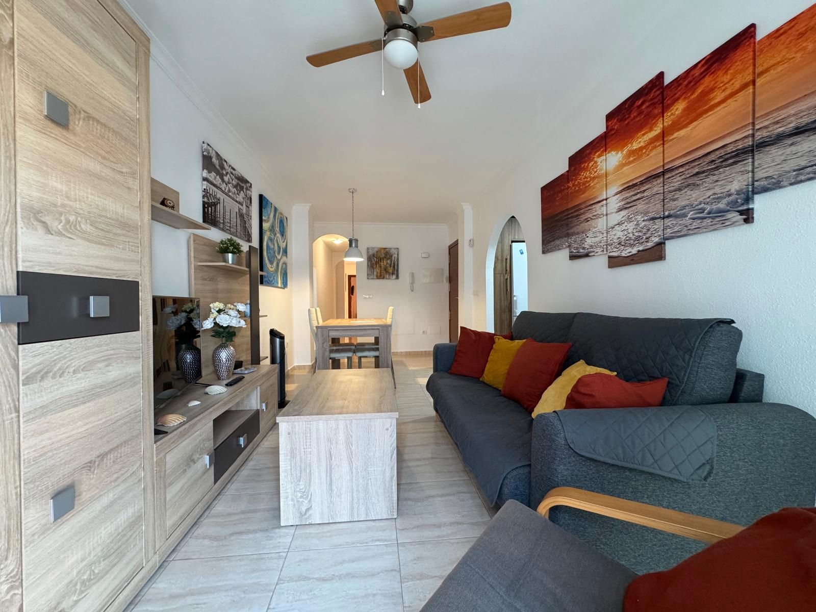 Living room of Flat for sale in Mijas  with Balcony