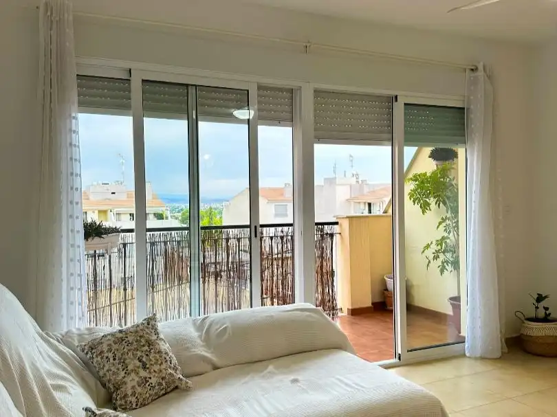 Terrasse von Dachboden zur Miete in Murcia mit Klimaanlage, Terrasse und Möbliert