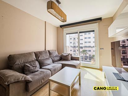 Living room of Flat for sale in  Almería Capital  with Air Conditioner, Terrace and Swimming Pool