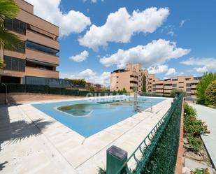 Swimming pool of Flat for sale in San Sebastián de los Reyes  with Air Conditioner, Heating and Parquet flooring