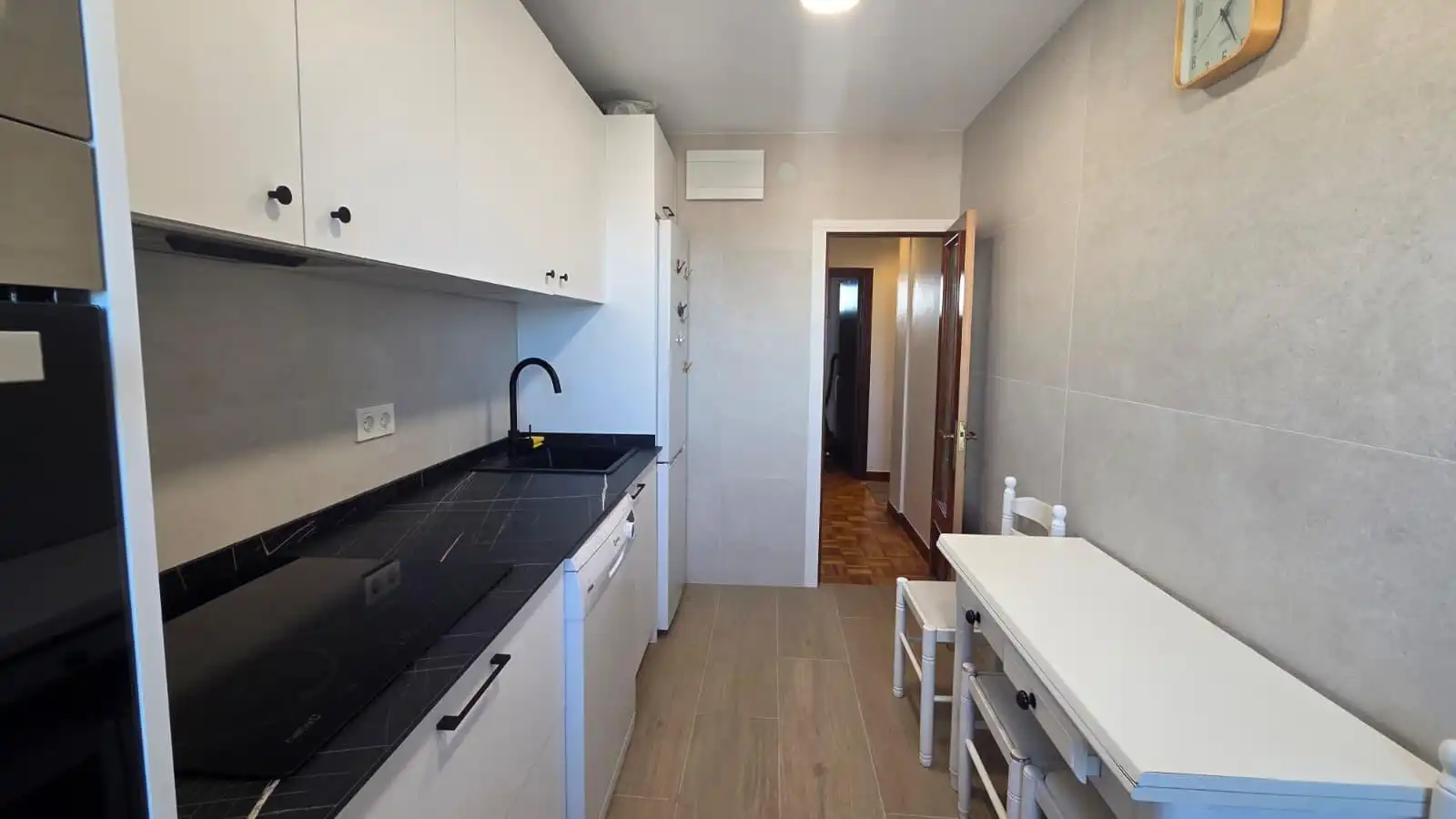 Cuina de Pis de lloguer en Santander amb Calefacció, Parquet i Terrassa