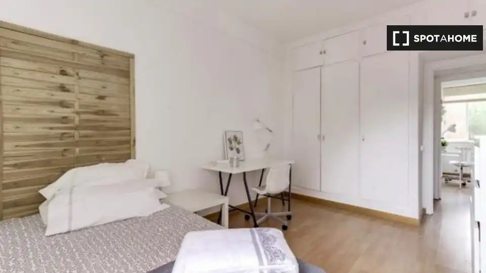 Habitación de Piso de alquiler en Madrid con Aire acondicionado, Calefacción y Amueblado