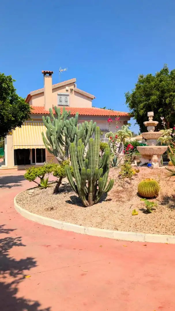 Jardí de Casa o xalet en venda en Elche / Elx amb Aire condicionat, Calefacció i Jardí privat
