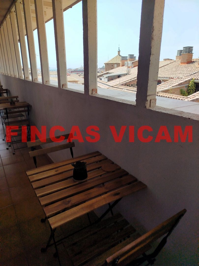 Balcony of Attic to rent in  Huesca Capital  with Heating, Terrace and Furnished
