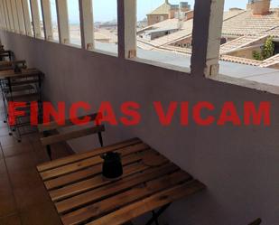 Balcony of Attic to rent in  Huesca Capital  with Heating, Terrace and Furnished