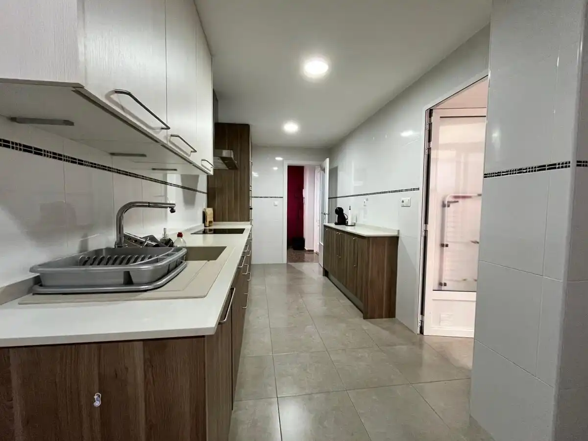 Kitchen of Flat for rent in Dénia  with Air Conditioner, Heating and Terrace