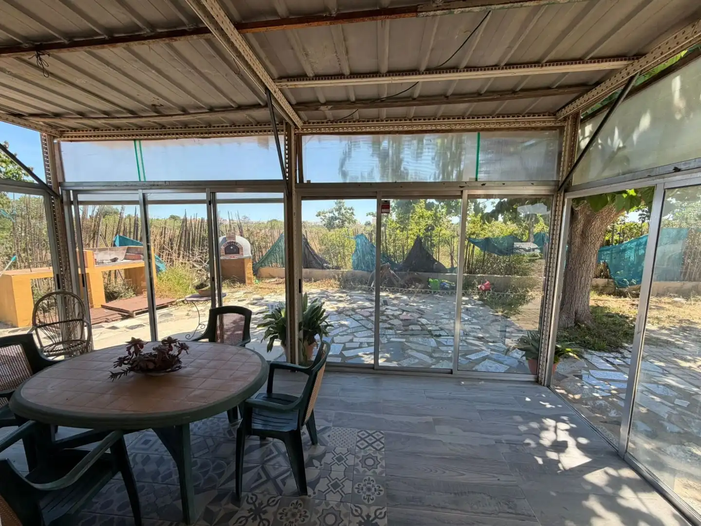 Terraza de Finca rústica en venta en Xeraco con Aire acondicionado, Jardín privado y Terraza