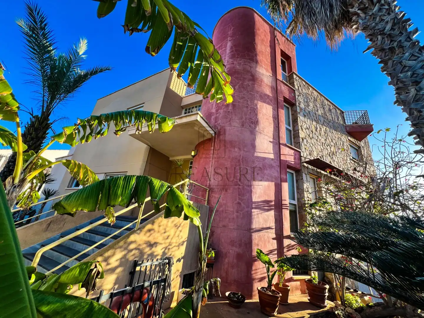 Vista exterior de Casa o chalet en venta en Cartagena con Aire acondicionado, Jardín privado y Terraza