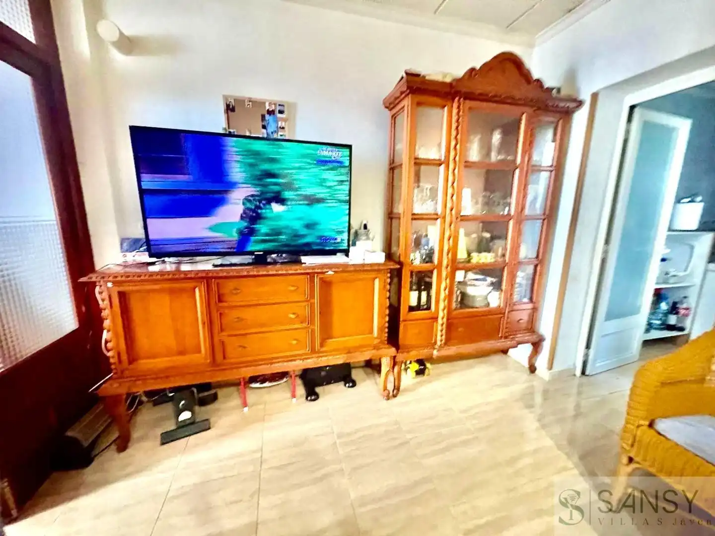 Sala d'estar de Casa adosada en venda en Jávea / Xàbia amb Calefacció i Terrassa