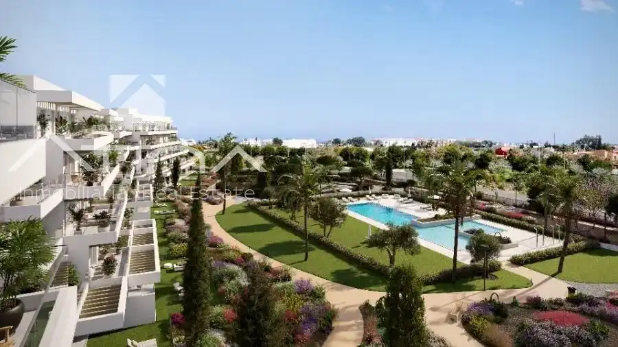 Jardí de Apartament en venda en El Verger amb Aire condicionat, Terrassa i Jacuzzi