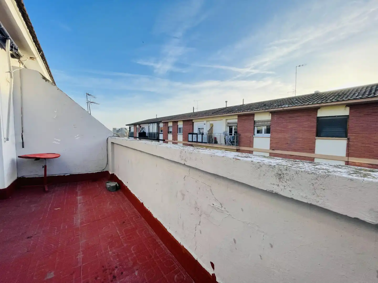 Terrace of Flat for sale in Alagón  with Terrace, Storage room and Furnished