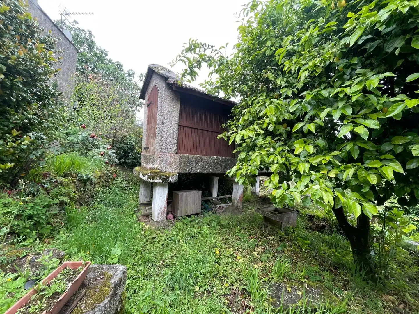 Garden of Houses for sale in Cortegada  with Private garden, Terrace and Balcony