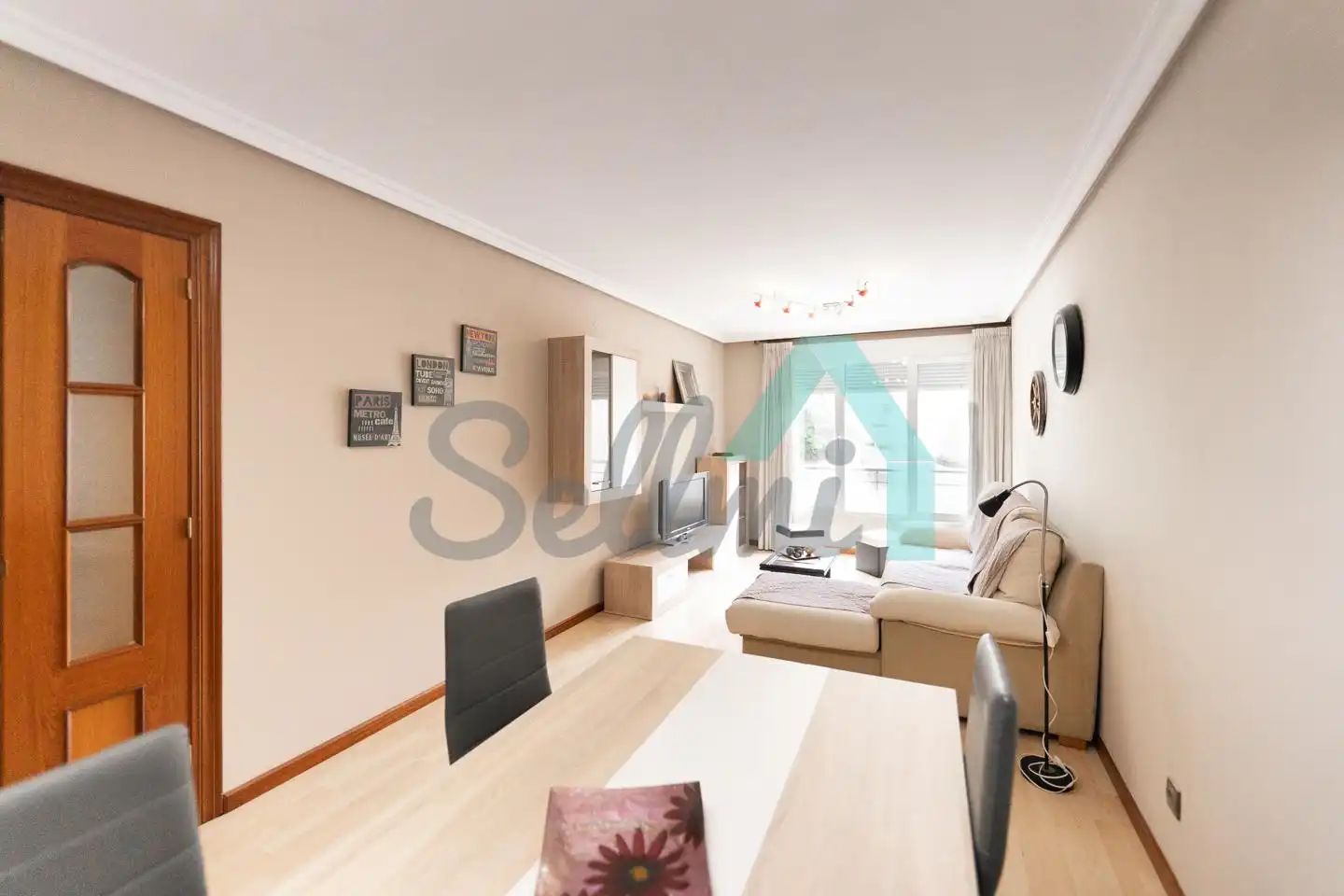 Sala de estar de Piso en venta en Mieres (Asturias) con Calefacción y Trastero