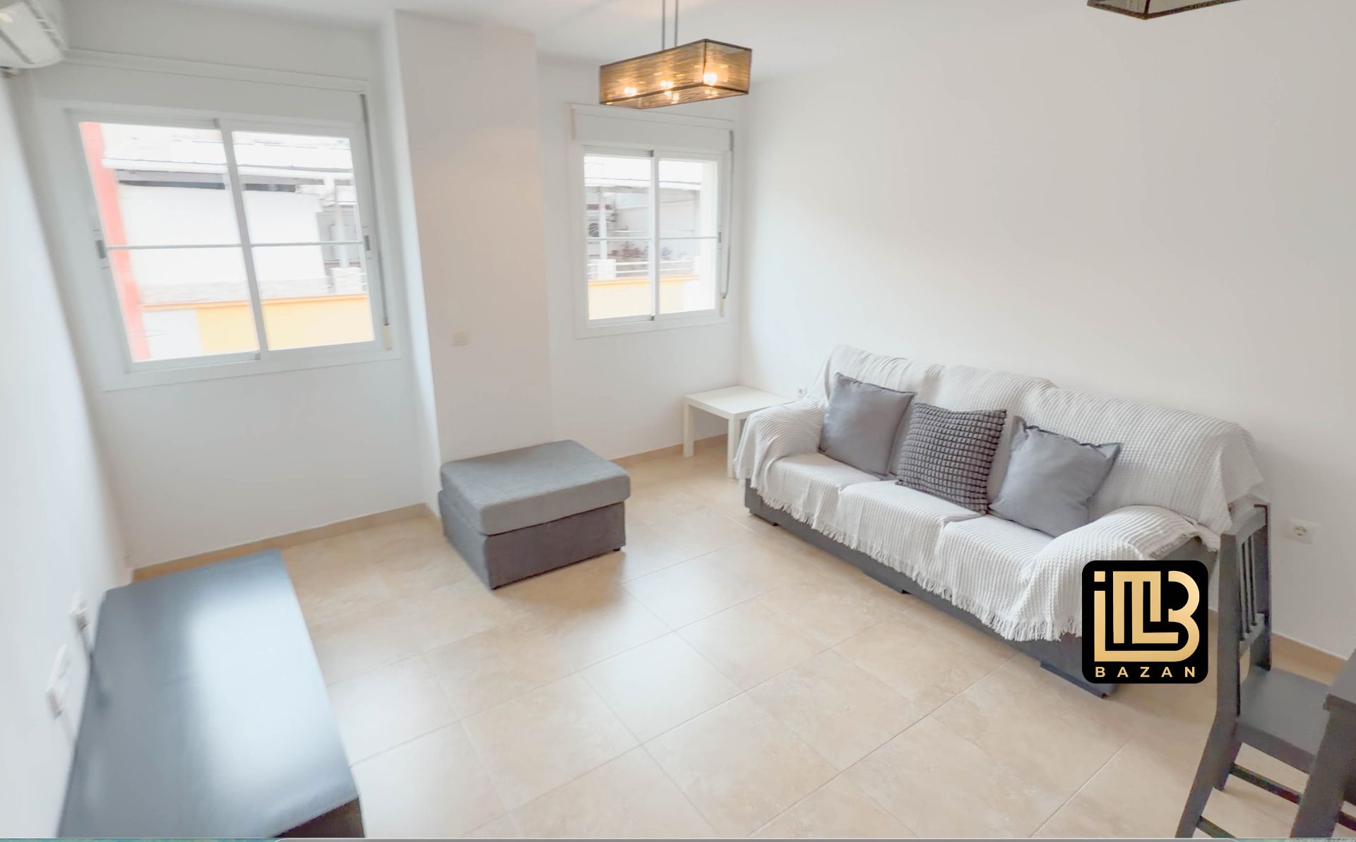 Sala de estar de Piso de alquiler en Málaga Capital con Aire acondicionado, Calefacción y Amueblado