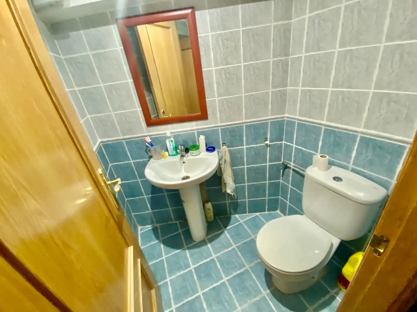 Badezimmer von Haus oder Chalet zum Verkauf in Vera de Moncayo mit Klimaanlage, Heizung und Privatgarten