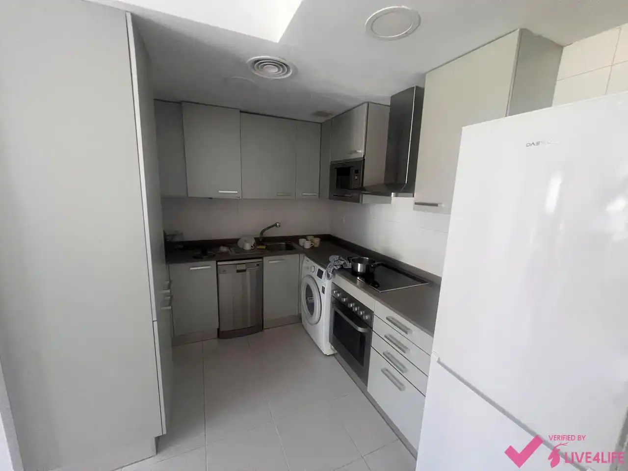 Cocina de Piso de alquiler en Valencia con Aire acondicionado y Amueblado