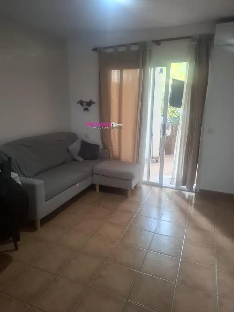 Sala de estar de Apartamento en venta en Santa Eulària des Riu con Calefacción, Jardín privado y Terraza