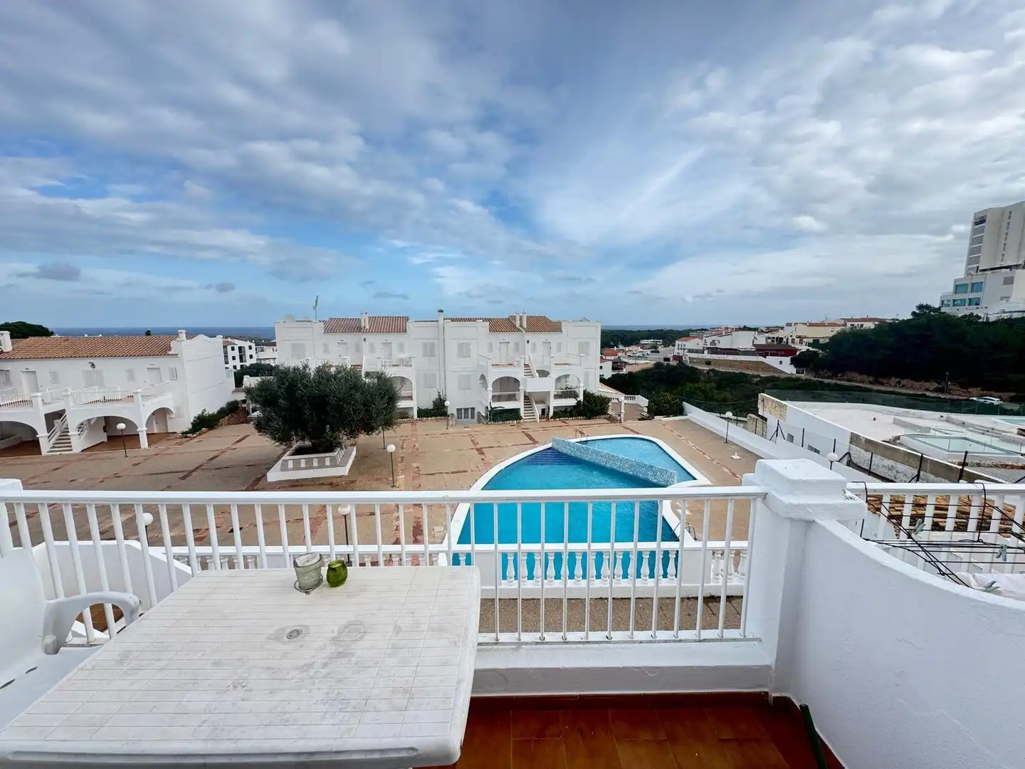 Piscina de Apartament en venda en Es Mercadal amb Jardí privat, Moblat i Balcó