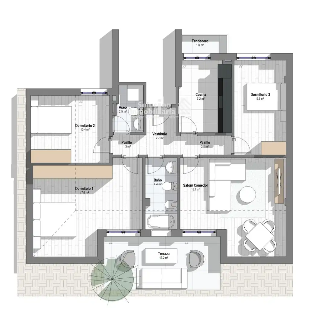 Attic for sale in Encinas de Abajo  with Heating and Terrace