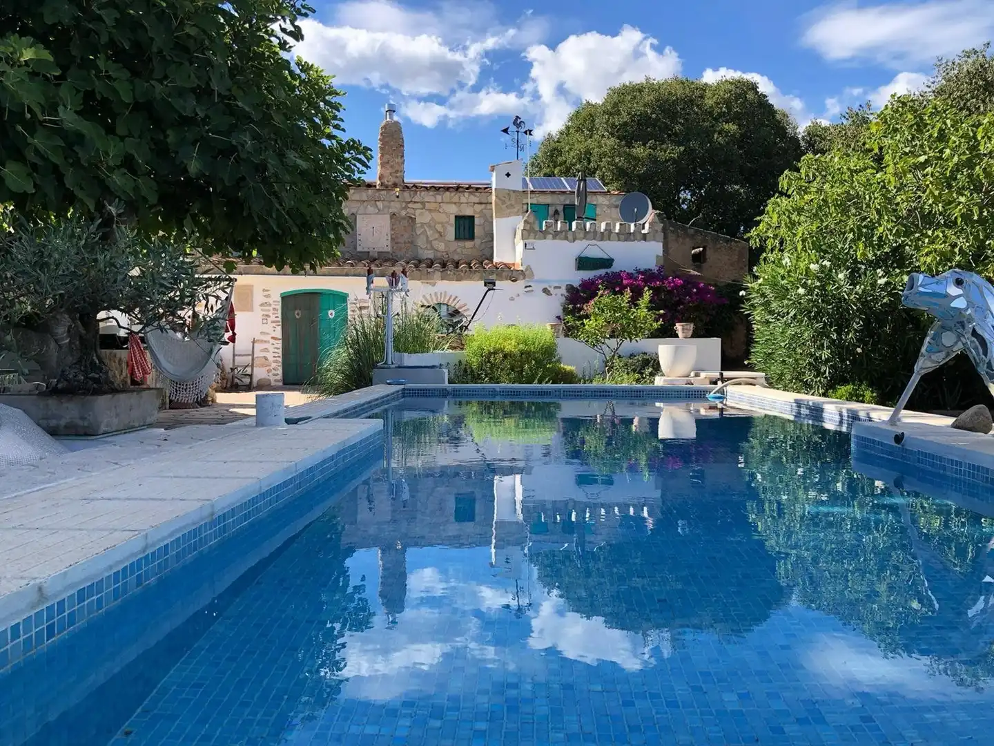 Piscina de Casa o xalet en venda en Camarles amb Calefacció, Terrassa i Traster