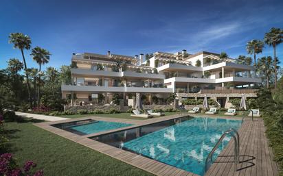 Vista exterior de Planta baixa en venda en Marbella amb Aire condicionat, Calefacció i Jardí privat