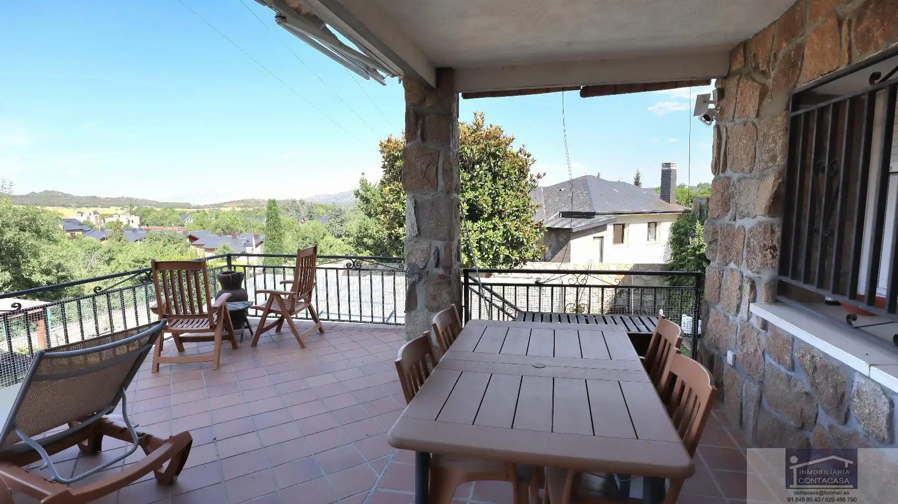 Terraza de Casa o chalet en venta en El Boalo - Cerceda – Mataelpino con Aire acondicionado, Calefacción y Terraza