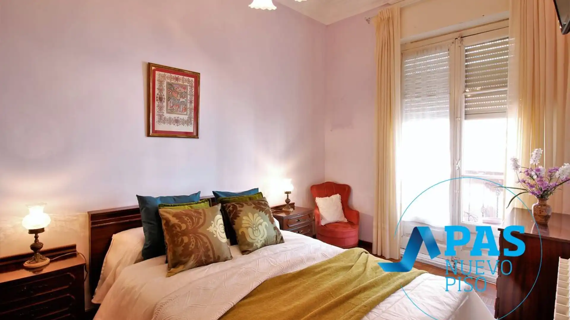 Bedroom of Flat for sale in Santander  with Heating and Balcony