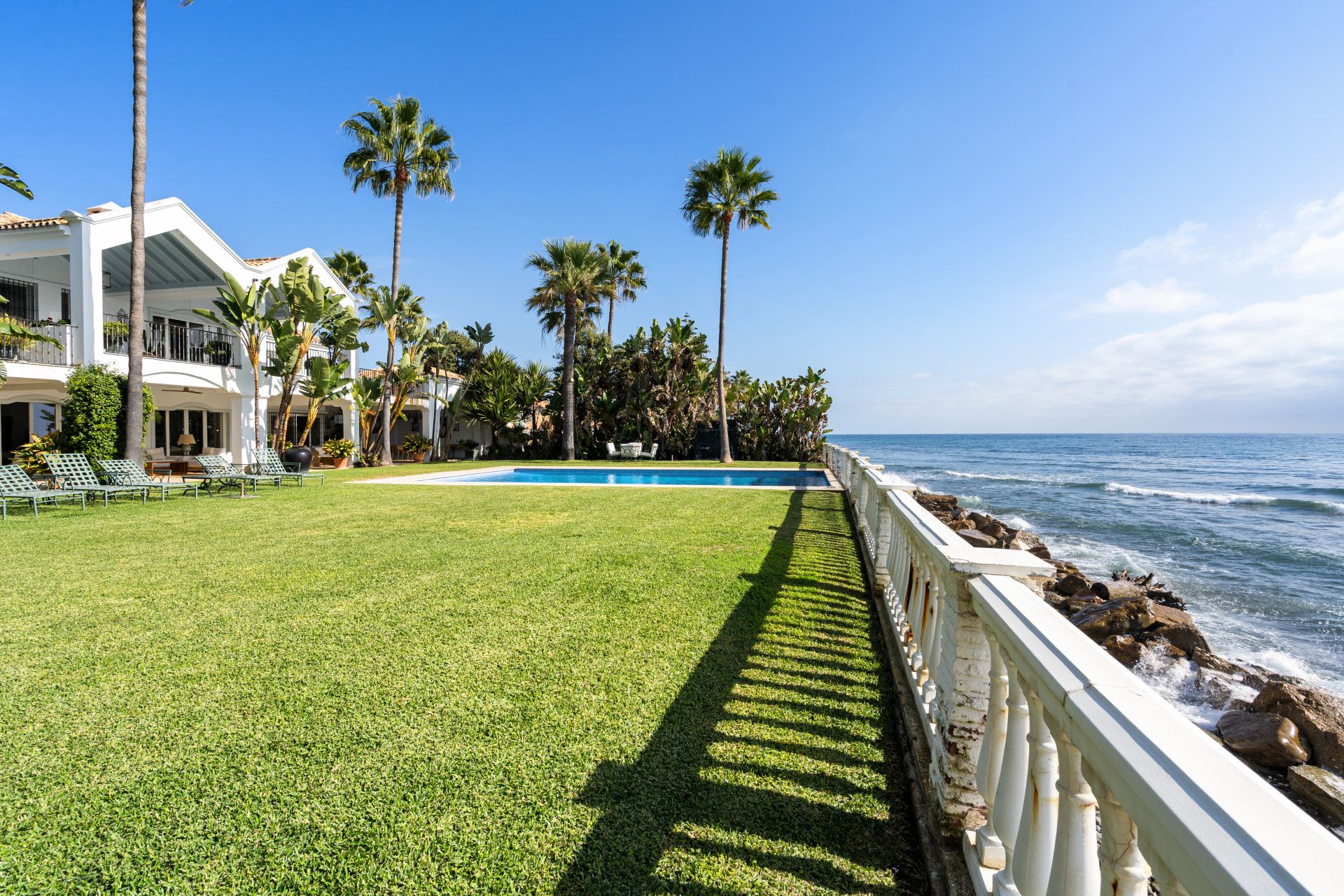Jardín de Casa o chalet de alquiler en Estepona con Aire acondicionado, Jardín privado y Terraza