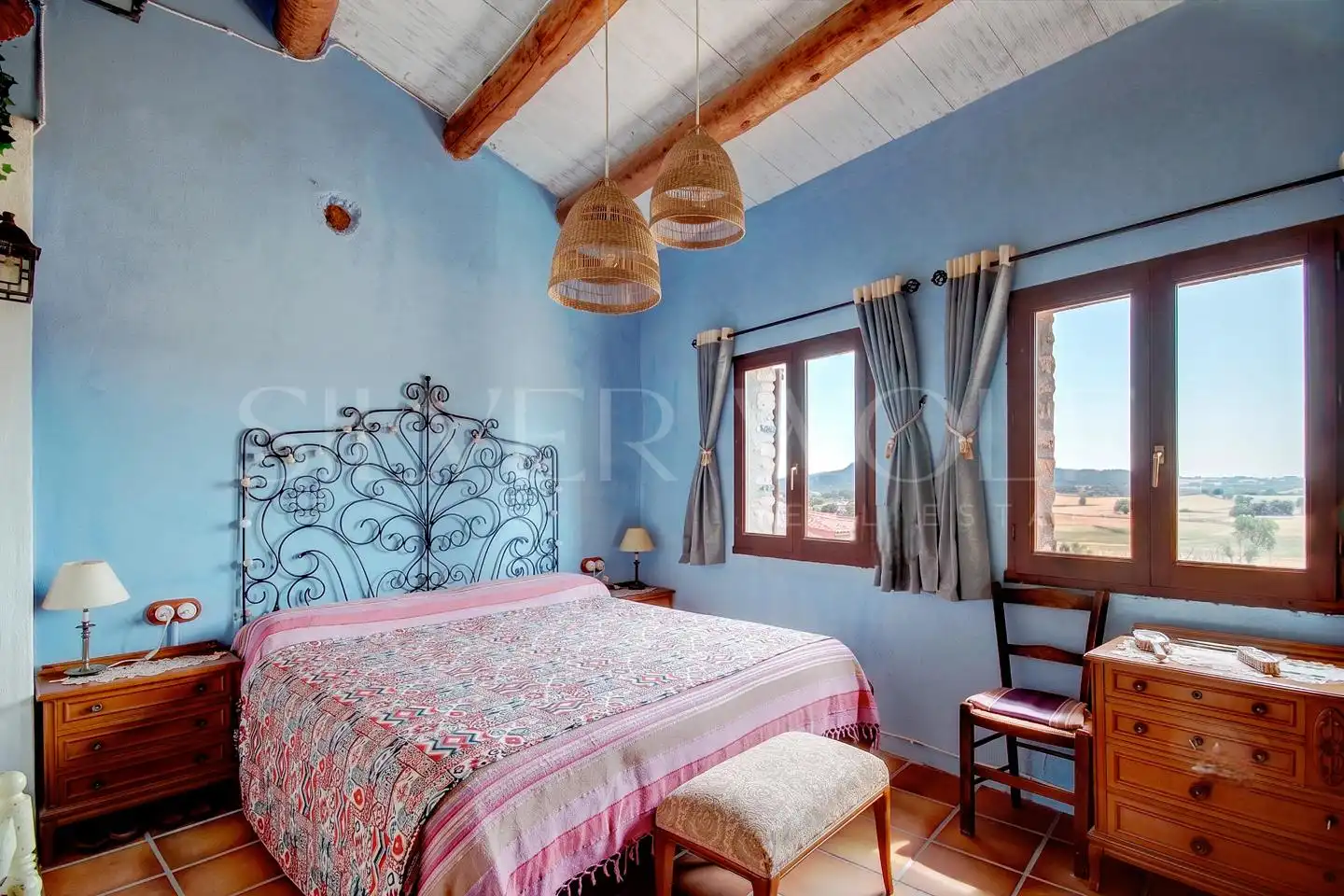 Habitación de Casa adosada en venta en Les Piles con Aire acondicionado y Alarma