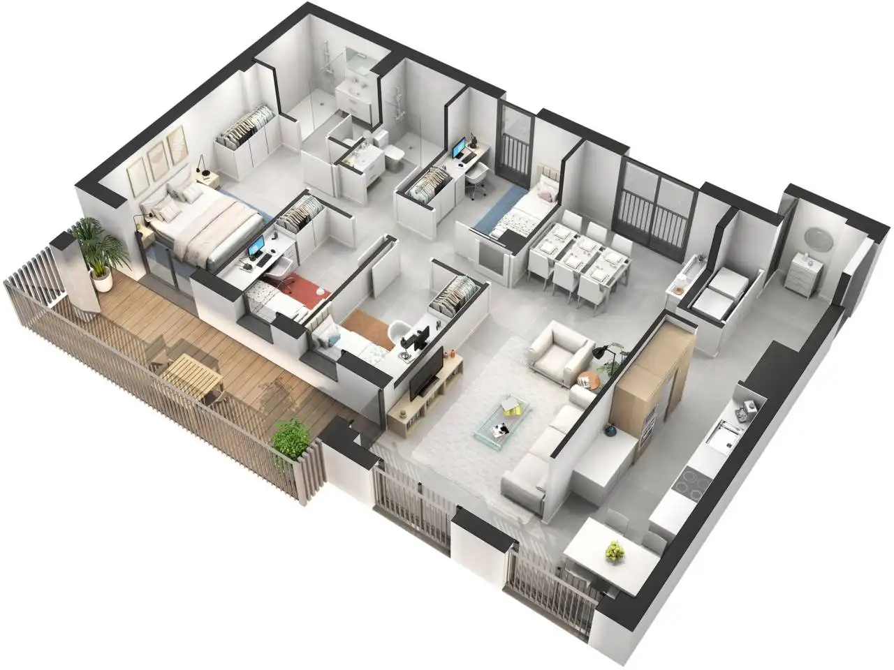 Flat with lift for sale in Avenida Pius XII, imagen 4