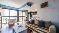Sala d'estar de Àtic de lloguer en  Madrid Capital amb Aire condicionat, Calefacció i Parquet