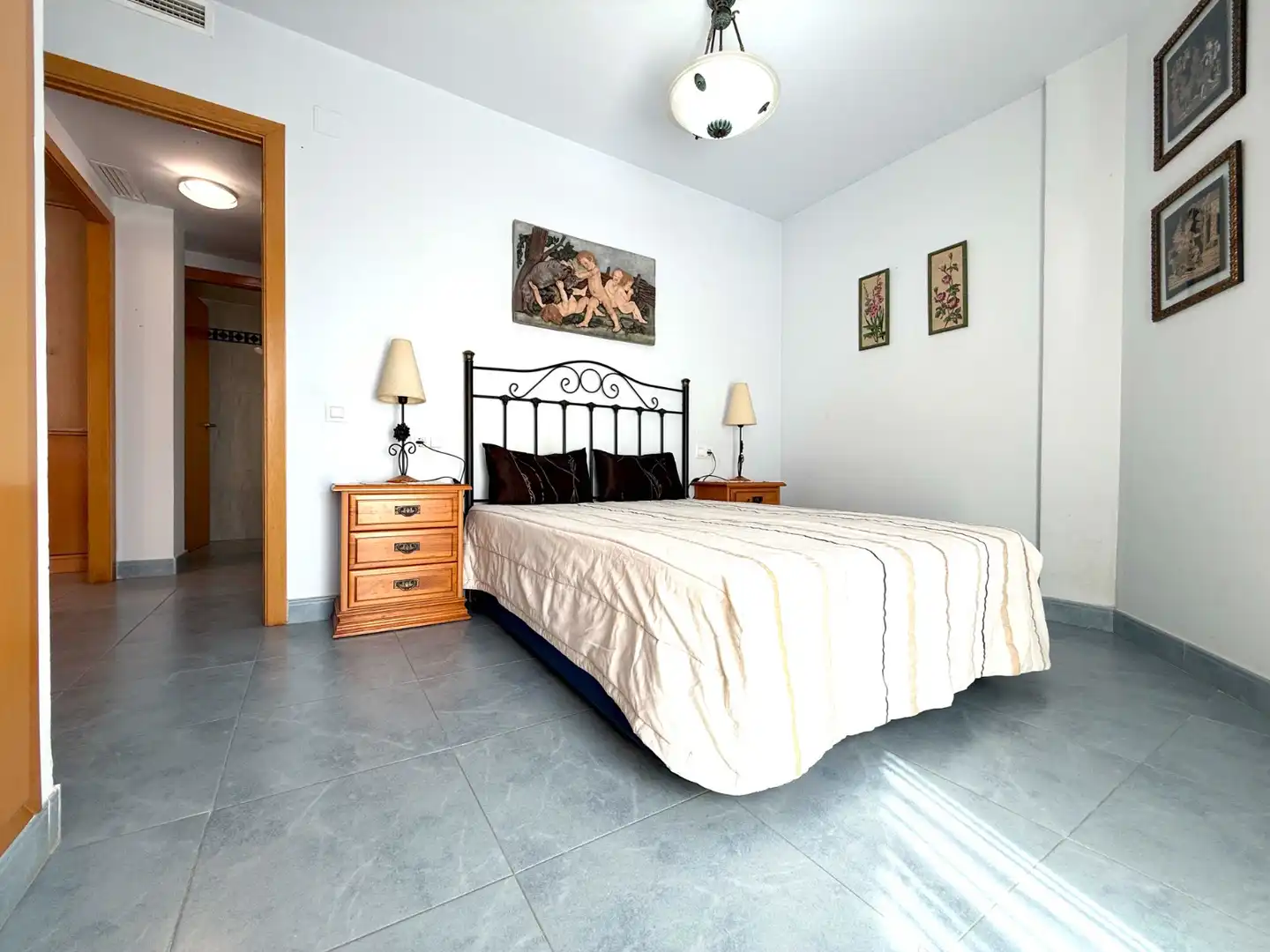 Schlafzimmer von Wohnungen zum Verkauf in Cambrils mit Heizung, Privatgarten und Möbliert