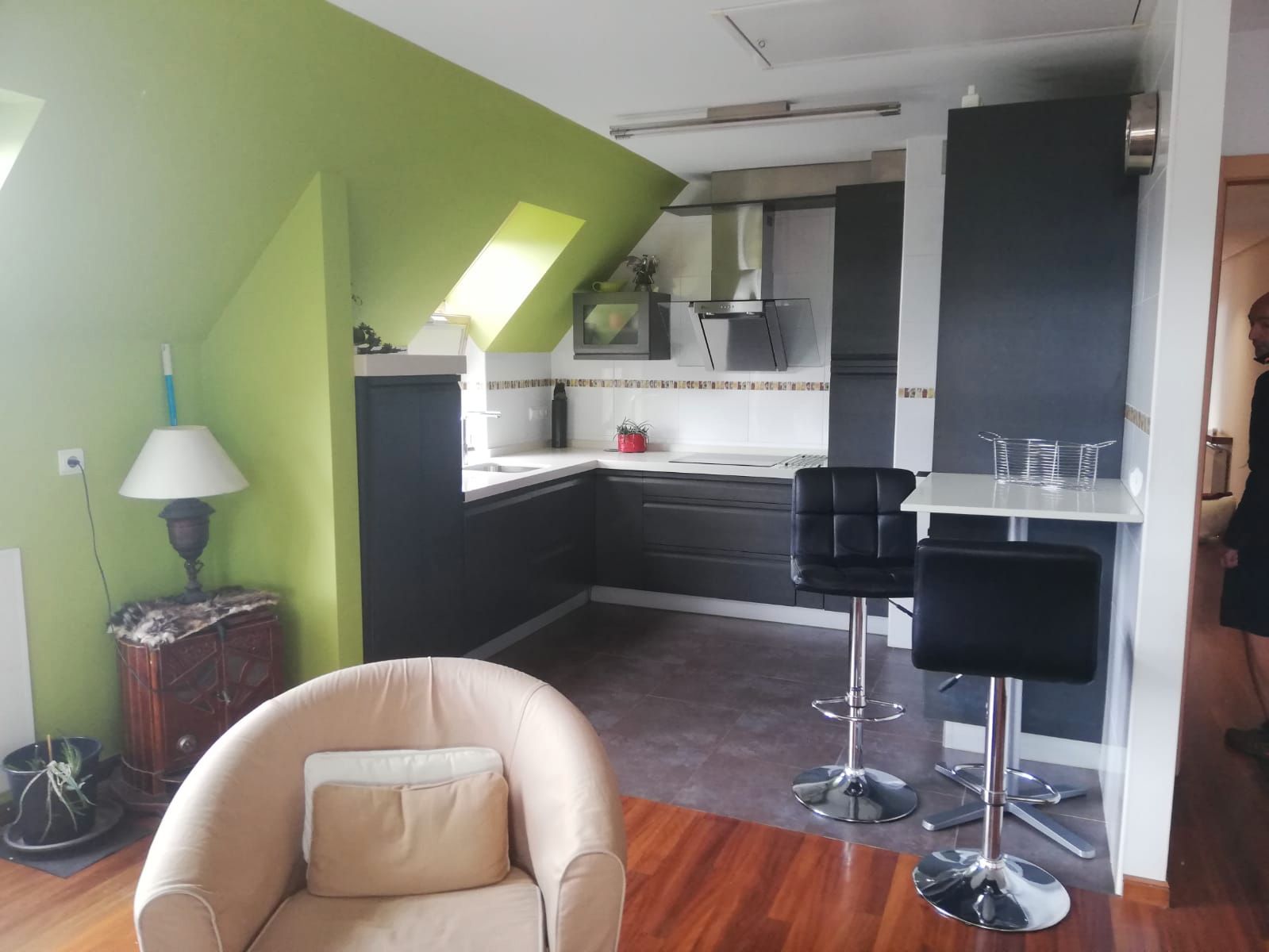 Kitchen of Flat to rent in Campoo de Enmedio  with Heating, Parquet flooring and Storage room