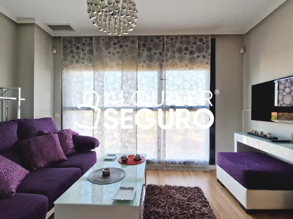 Wohnzimmer von Wohnung zur Miete in Madrid mit Klimaanlage, Heizung und Abstellraum