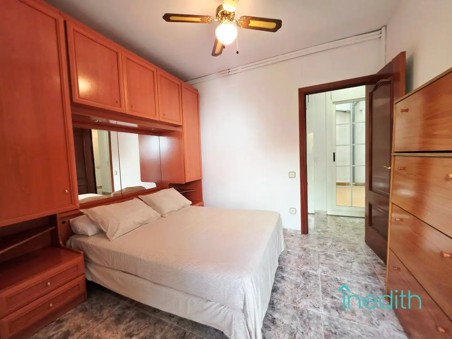 Schlafzimmer von Wohnung zum Verkauf in Cubelles mit Heizung, Privatgarten und Terrasse