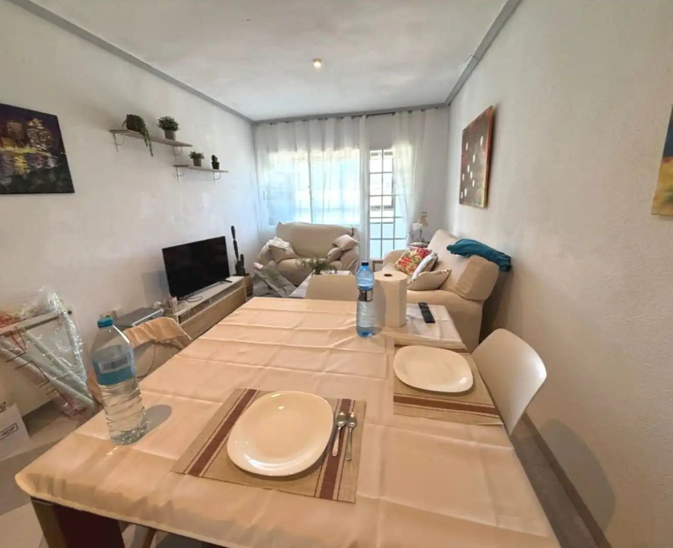 Menjador de Apartament en venda en Calpe / Calp amb Calefacció i Moblat