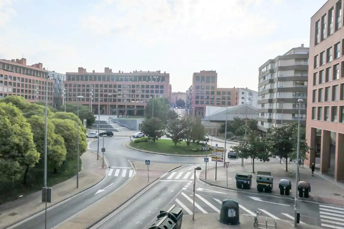 Vista exterior de Piso en venta en  Pamplona / Iruña con Calefacción