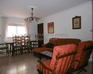 Sala d'estar de Pis de lloguer en  Almería Capital amb Aire condicionat, Terrassa i Moblat
