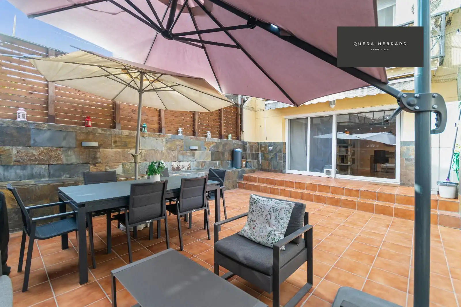 Terraza de Casa adosada en venta en Rubí con Aire acondicionado, Calefacción y Parquet