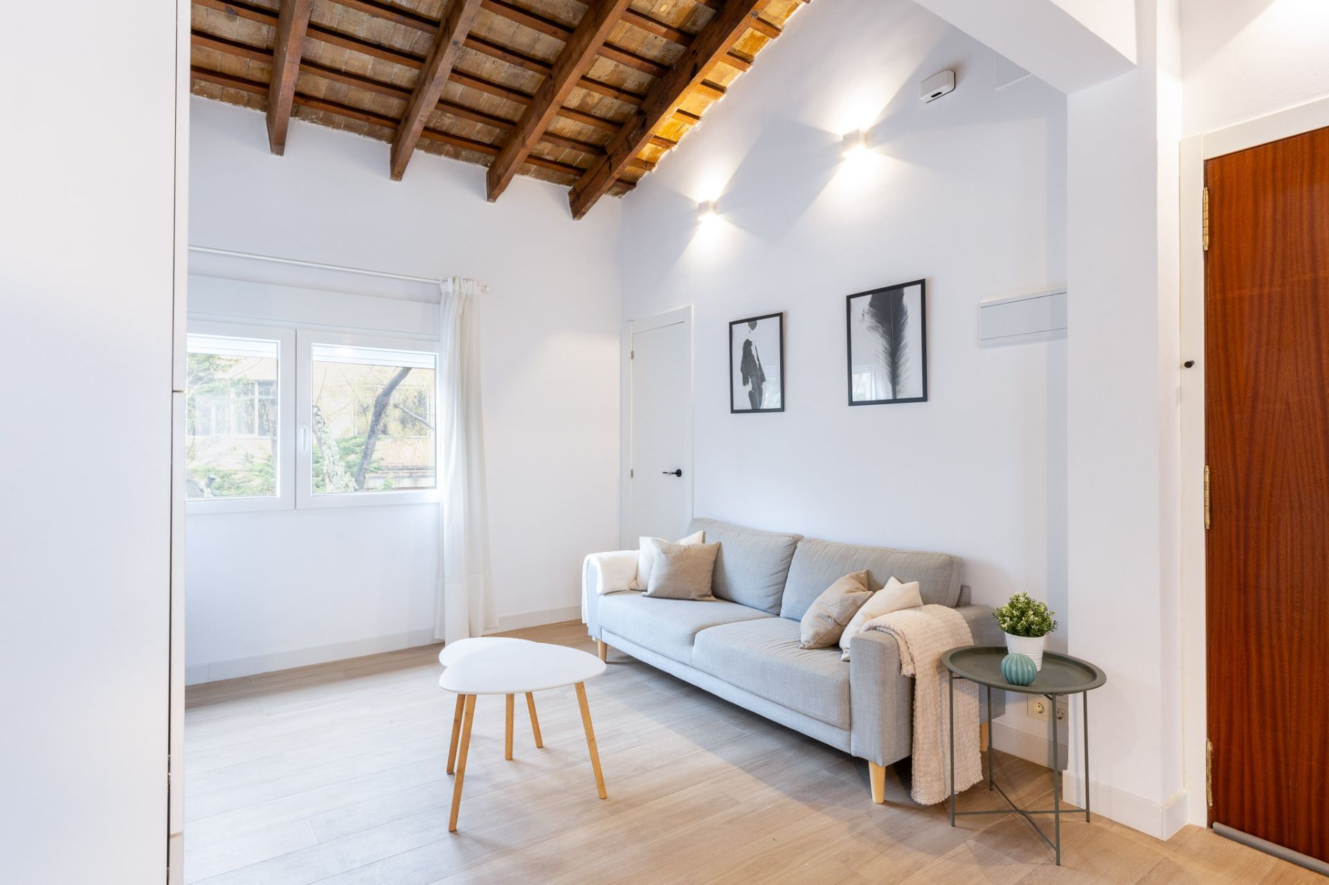 Living room of Apartment to rent in  Valencia Capital  with Air Conditioner