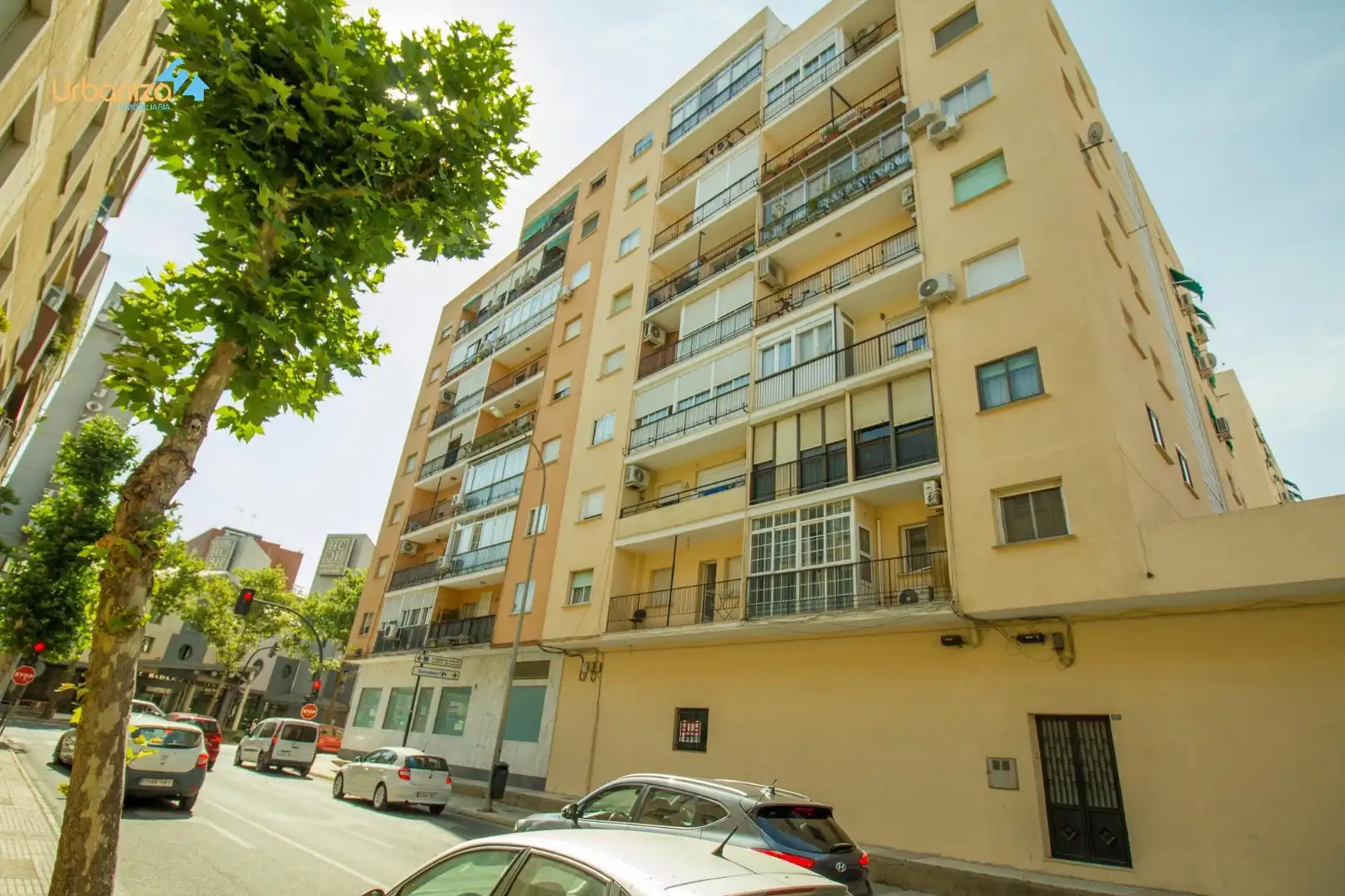 Vista exterior de Pis en venda en Badajoz amb Aire condicionat, Moblat i Balcó