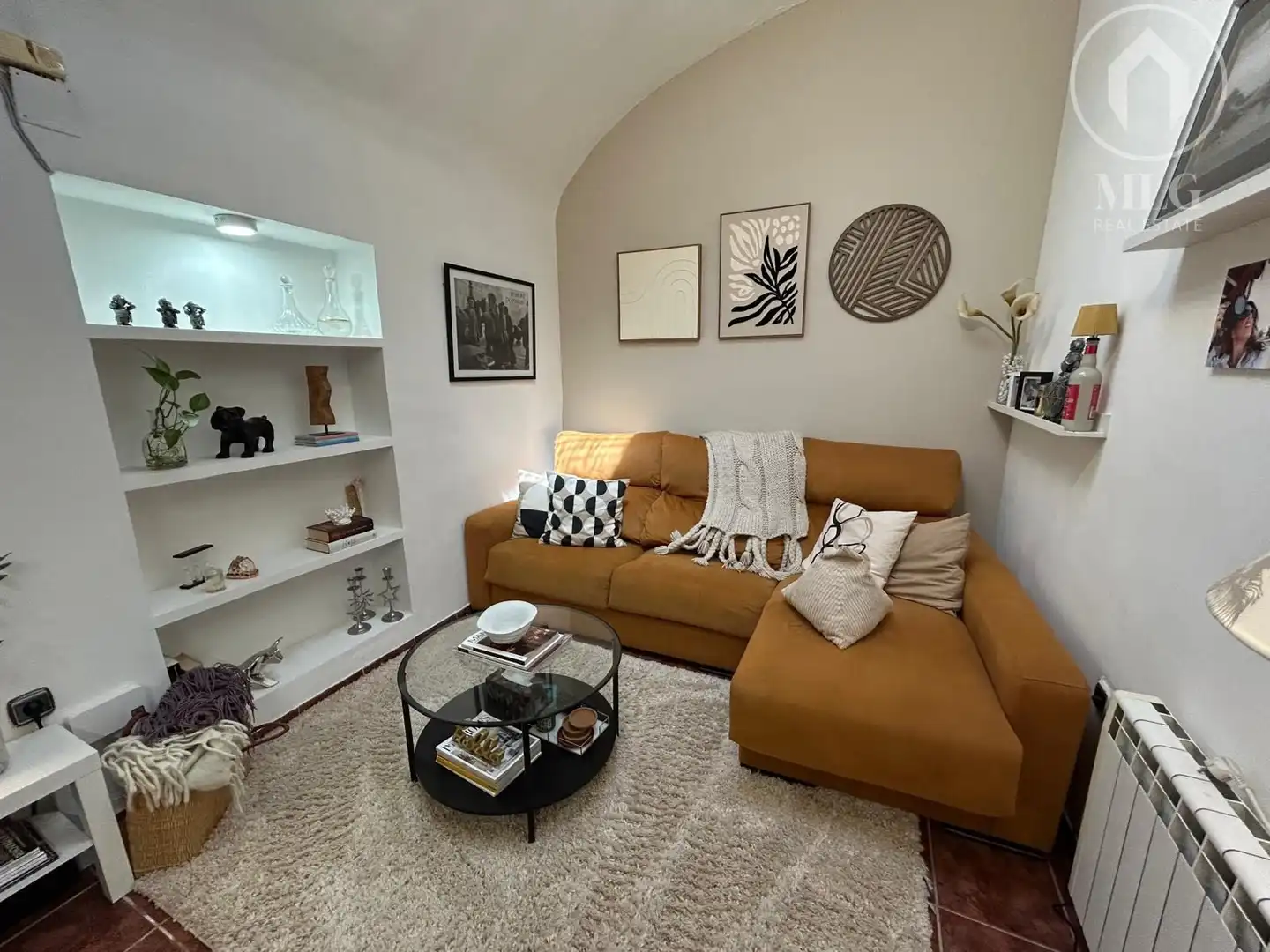 Sala de estar de Casa o chalet en venta en Málaga con Aire acondicionado, Terraza y Trastero