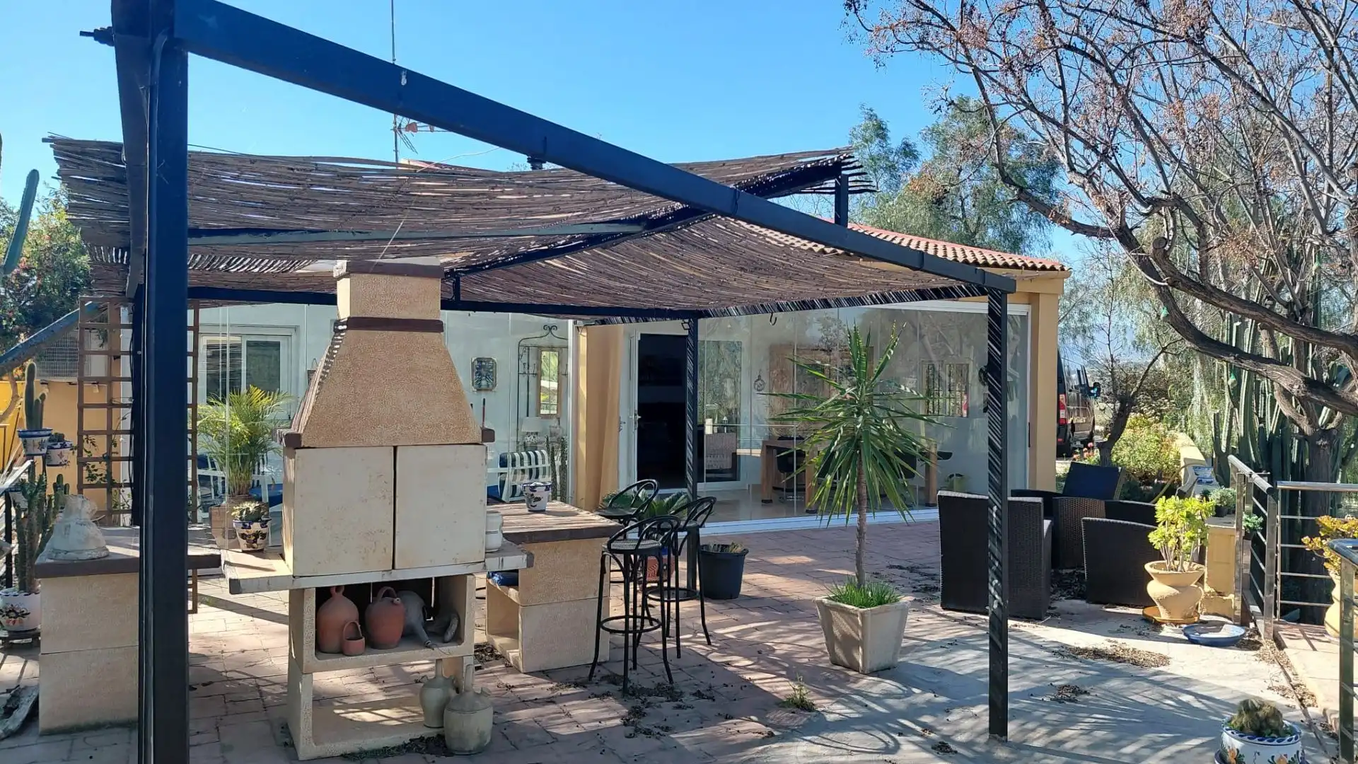 Terrassa de Finca rústica en venda en Aspe amb Aire condicionat, Calefacció i Terrassa