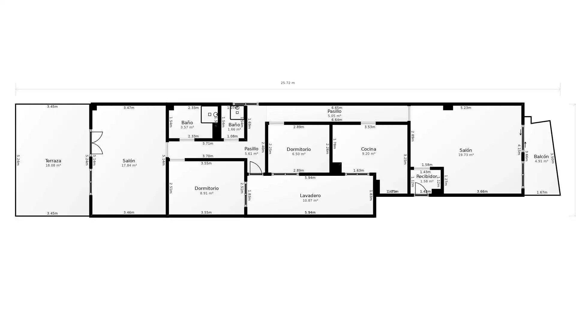 Piso en venta en Gandia con Aire acondicionado, Terraza y Balcón