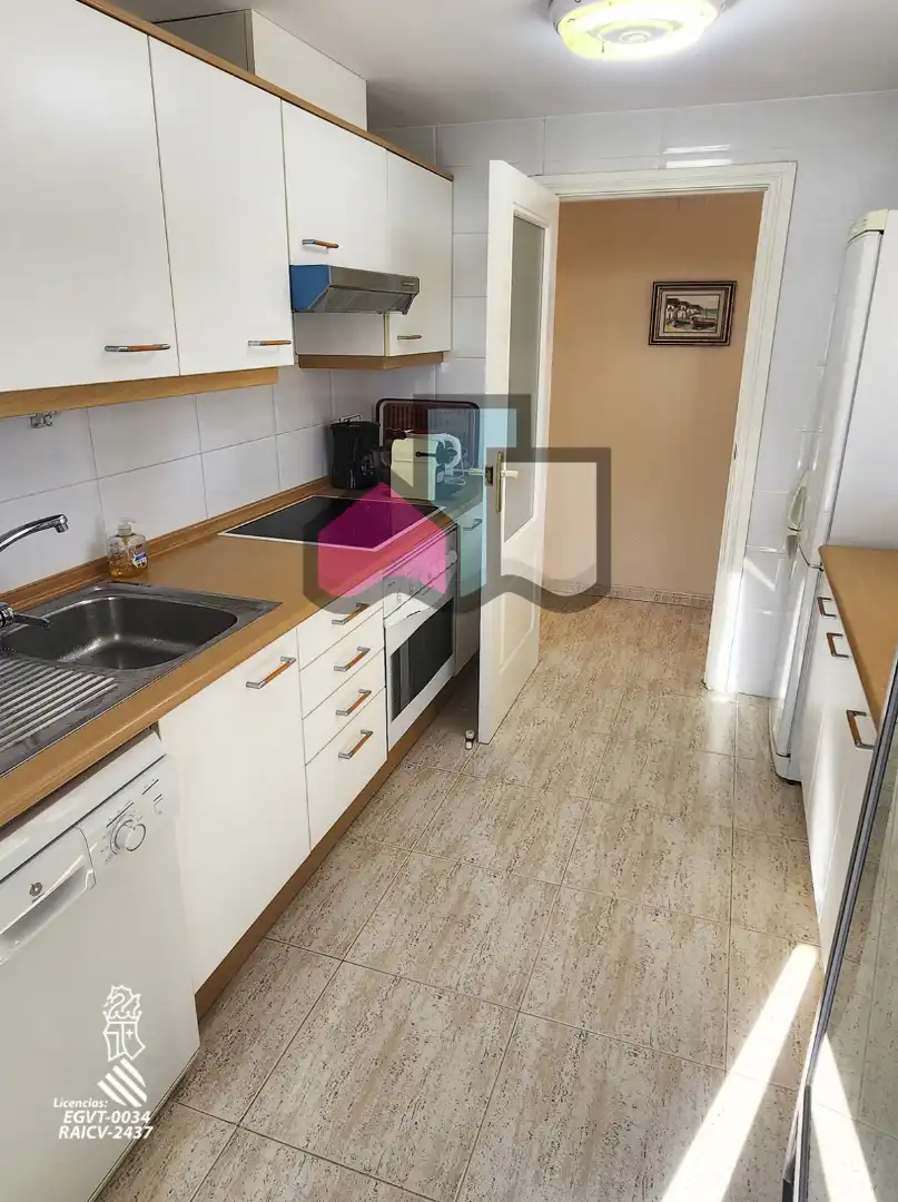 Cocina de Apartamento en venta en Cullera con Aire acondicionado, Terraza y Amueblado