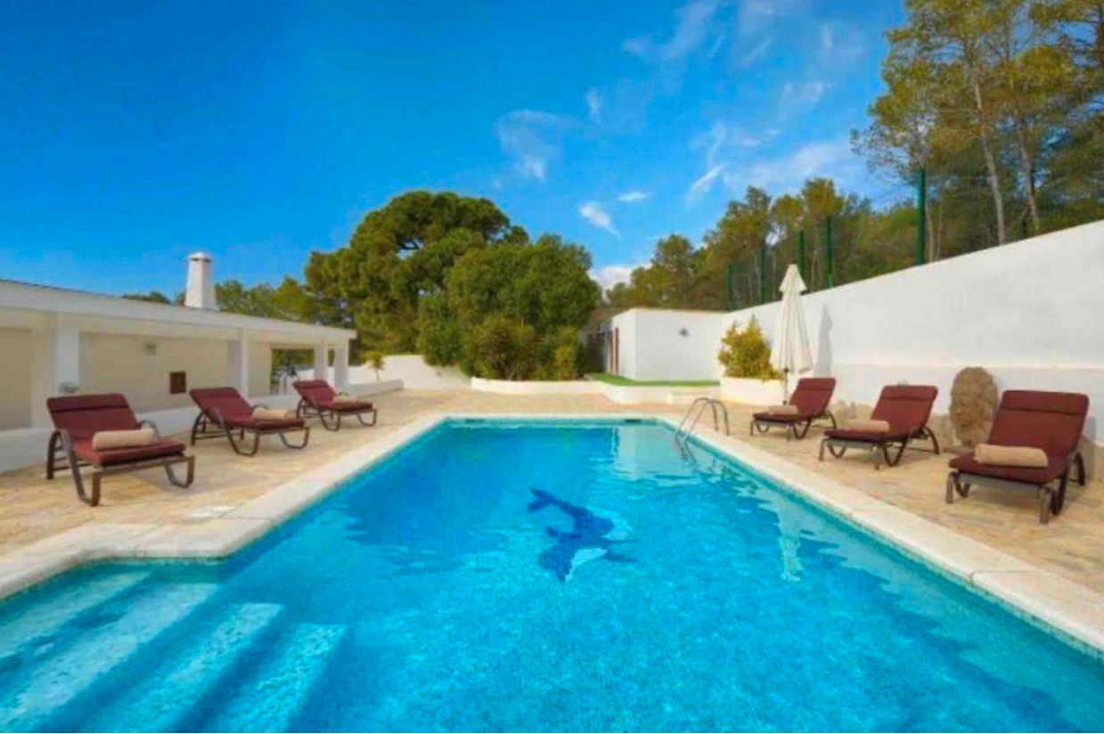 Swimming pool of House or chalet to rent in Santa Eulària des Riu  with Air Conditioner, Private garden and Swimming Pool