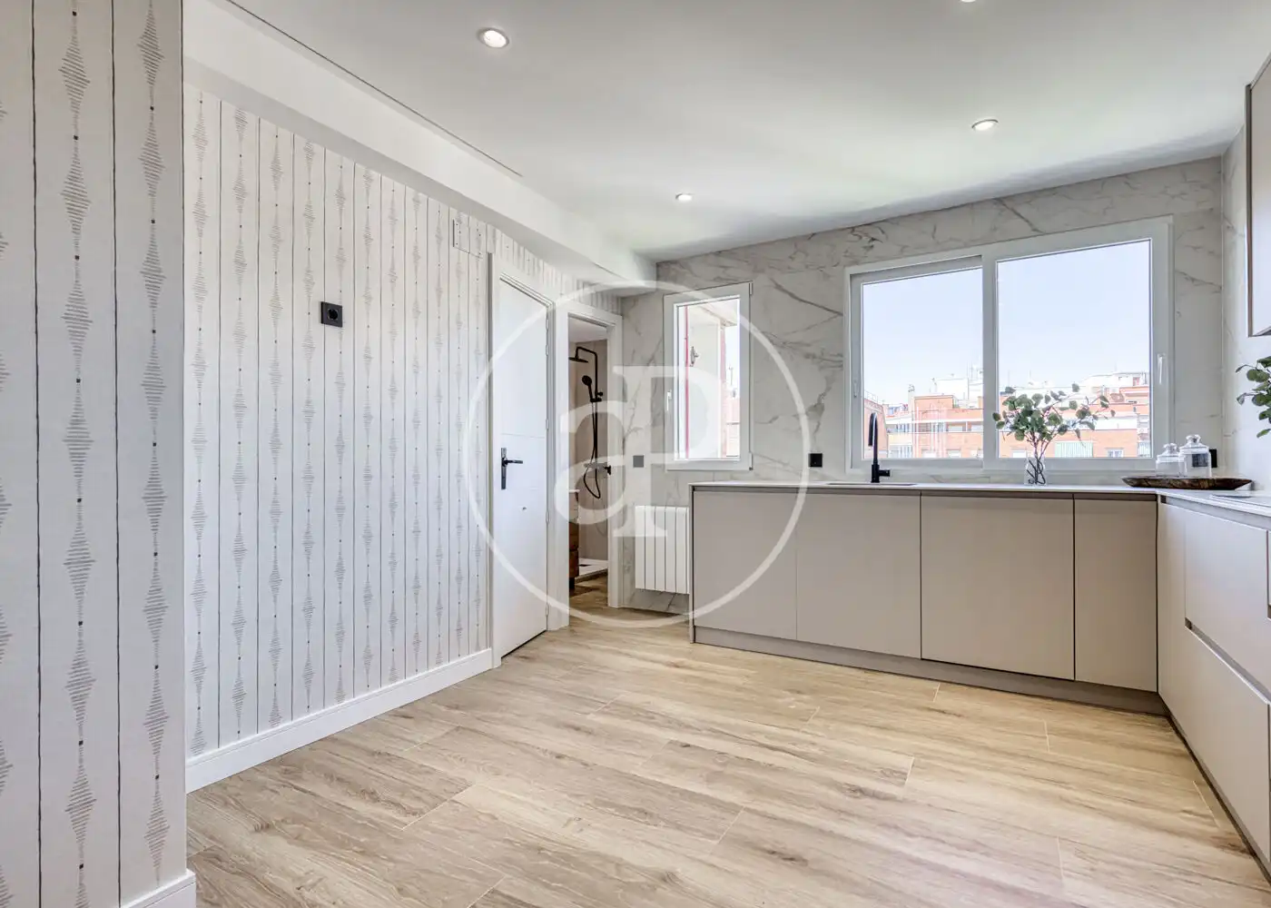 Kitchen of Flat for sale in Madrid  with Air Conditioner, Heating and Terrace