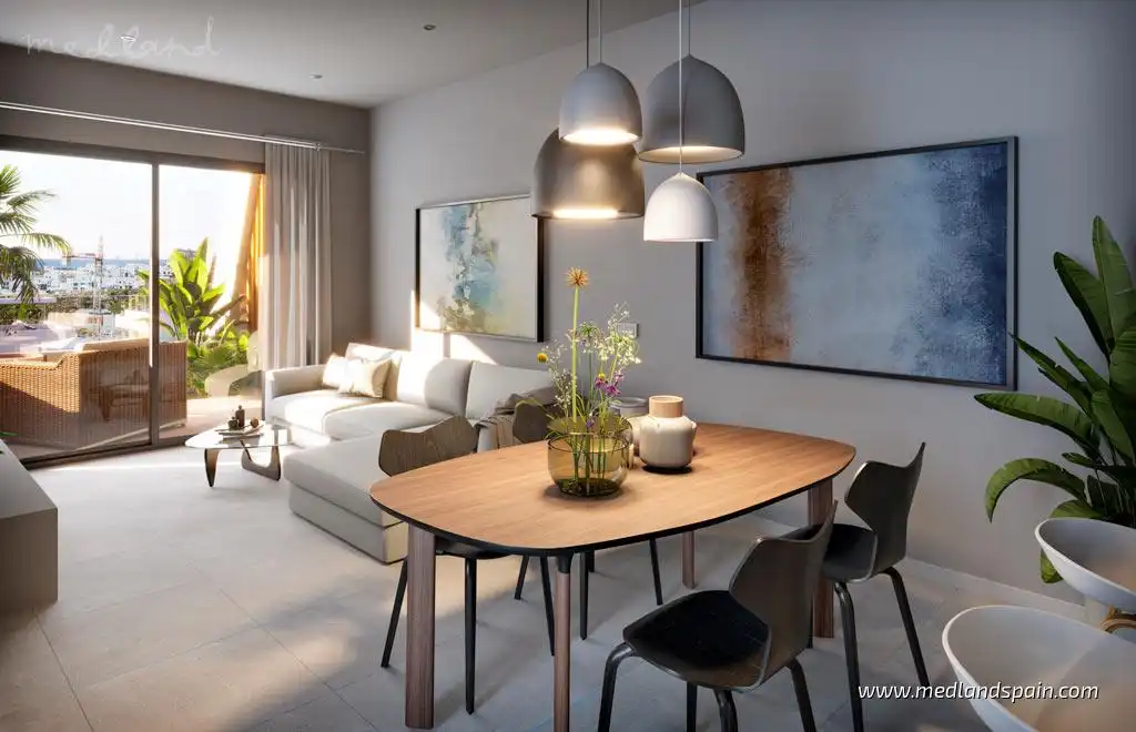 Apartamento con piscina en venta en Balcón de Finestrat - Terra Marina, imagen 3