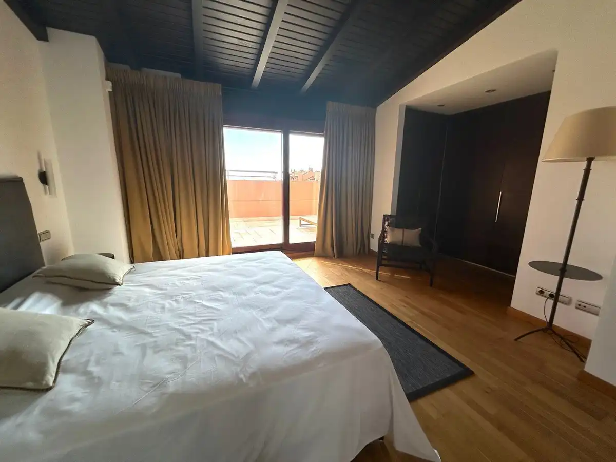 Bedroom of Duplexes for rent in Marbella  with Air Conditioner, Terrace and Furnished